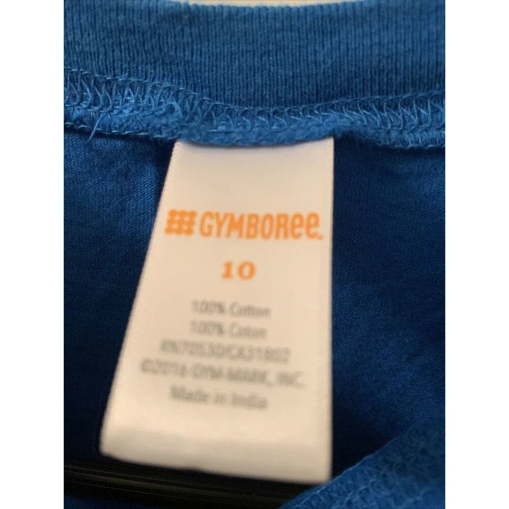 Gymboree Boys Ocean Theme Sleeveless Top Muscle Shirt Graphic Size 10 Blue